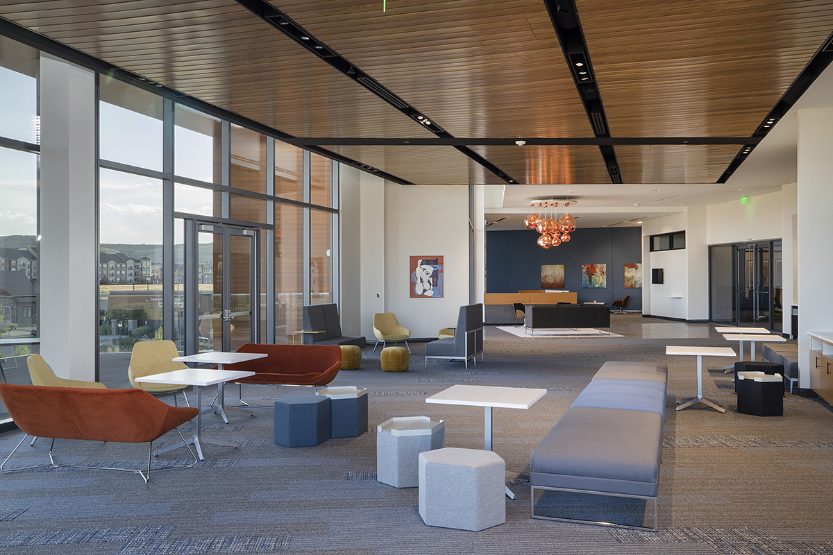 Reception space at The Conference Center at RidgeGate